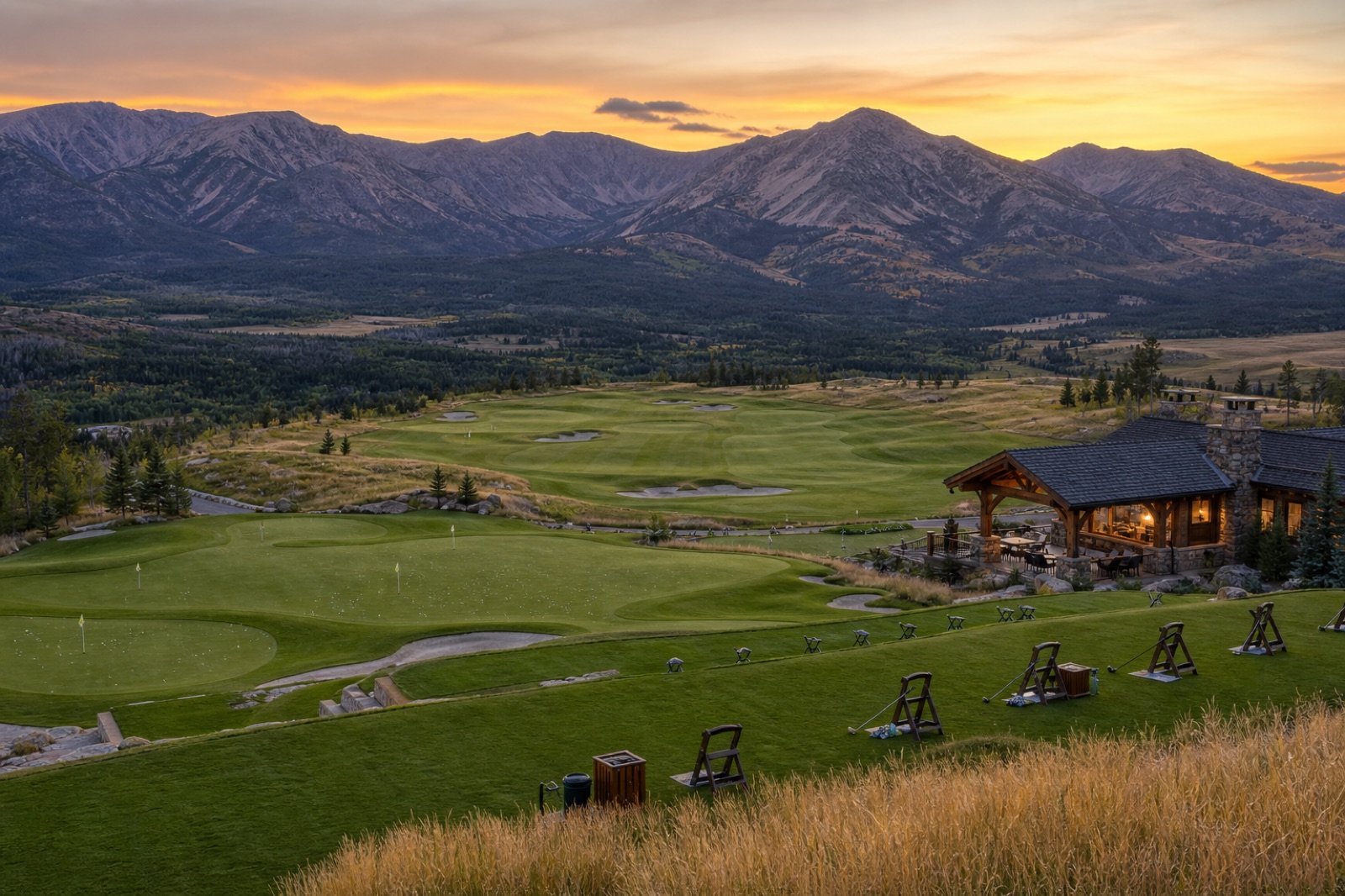 Illustrative golf facility visual